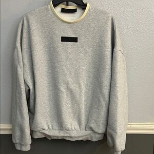 Fear of God Gray Crewneck Men's Sweater